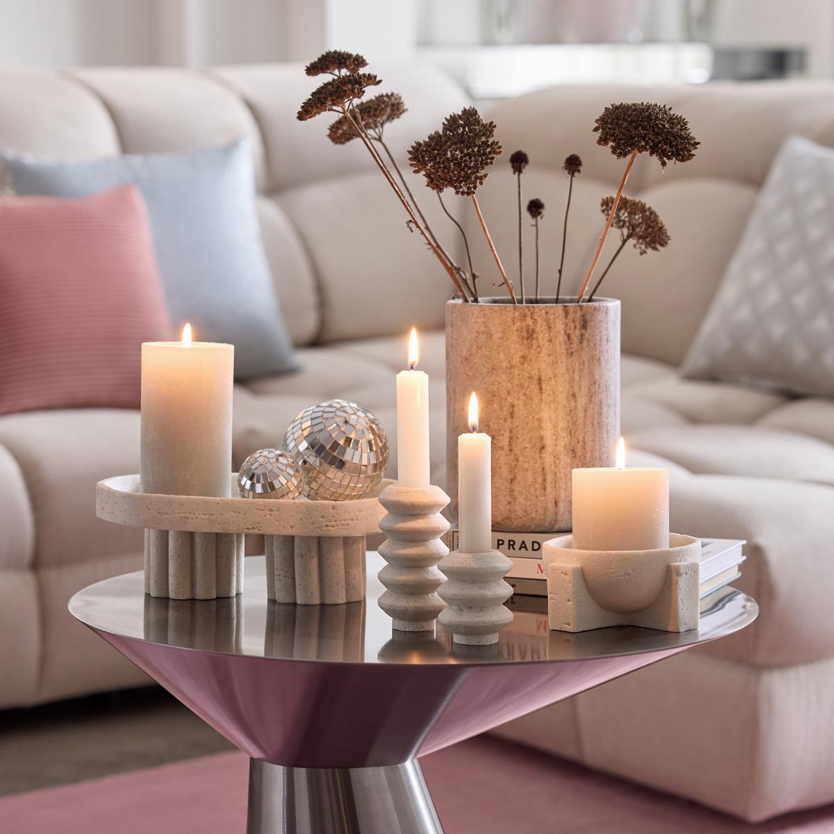 Chladič na víno SHINY SILVER - prírodná farba, Modern, kameň (13/17cm) - Mömax