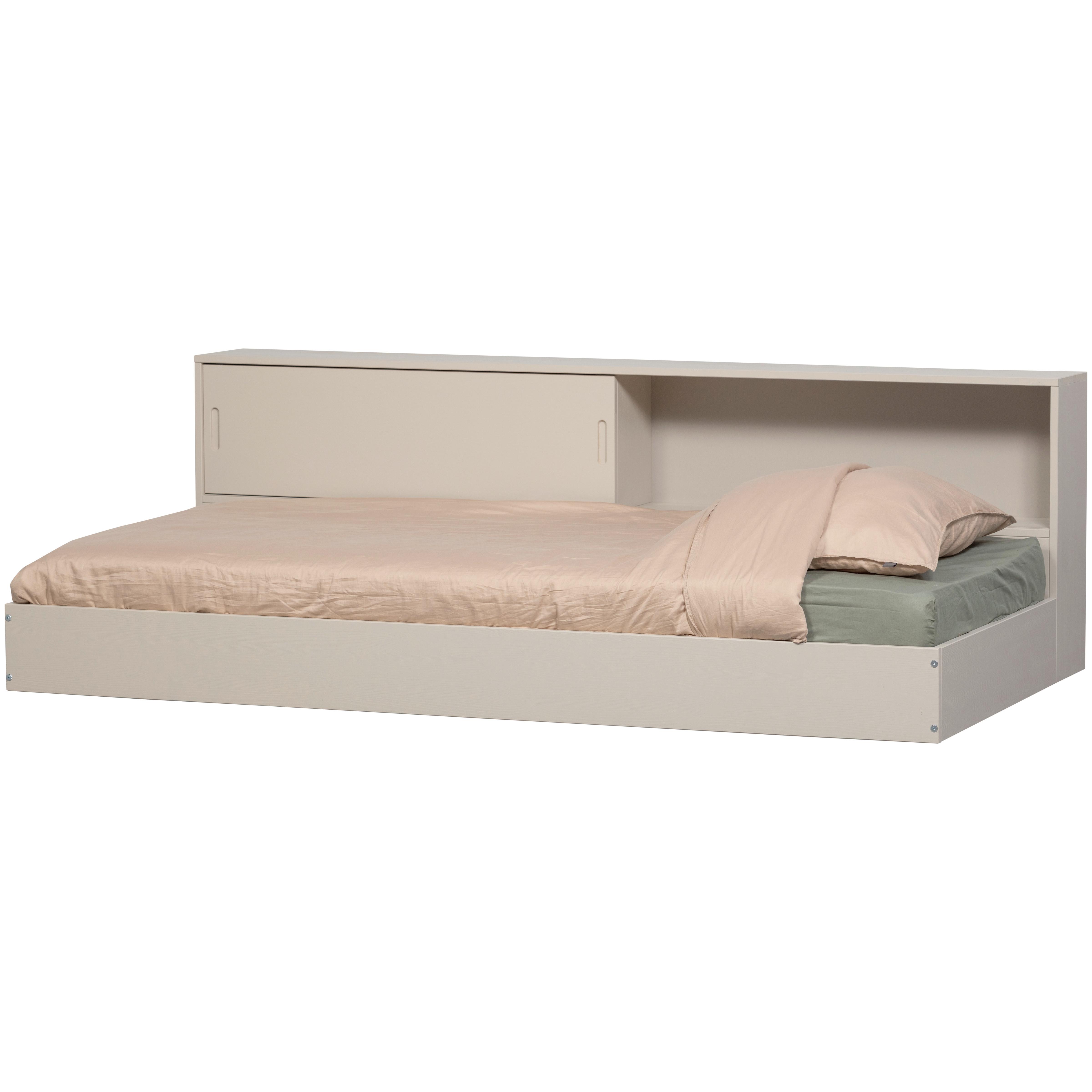 BODENBETT. Carter Grau 90x200cm - Grau, Basics, Holz (90/200cm) - MID.YOU