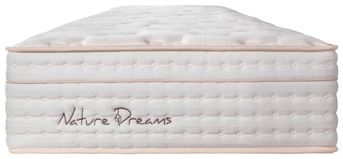 Taschenfederkernmatratze Nature Dreams 90x200 H3 H:32cm - Weiß, Basics, Textil (90/200cm) - Livetastic