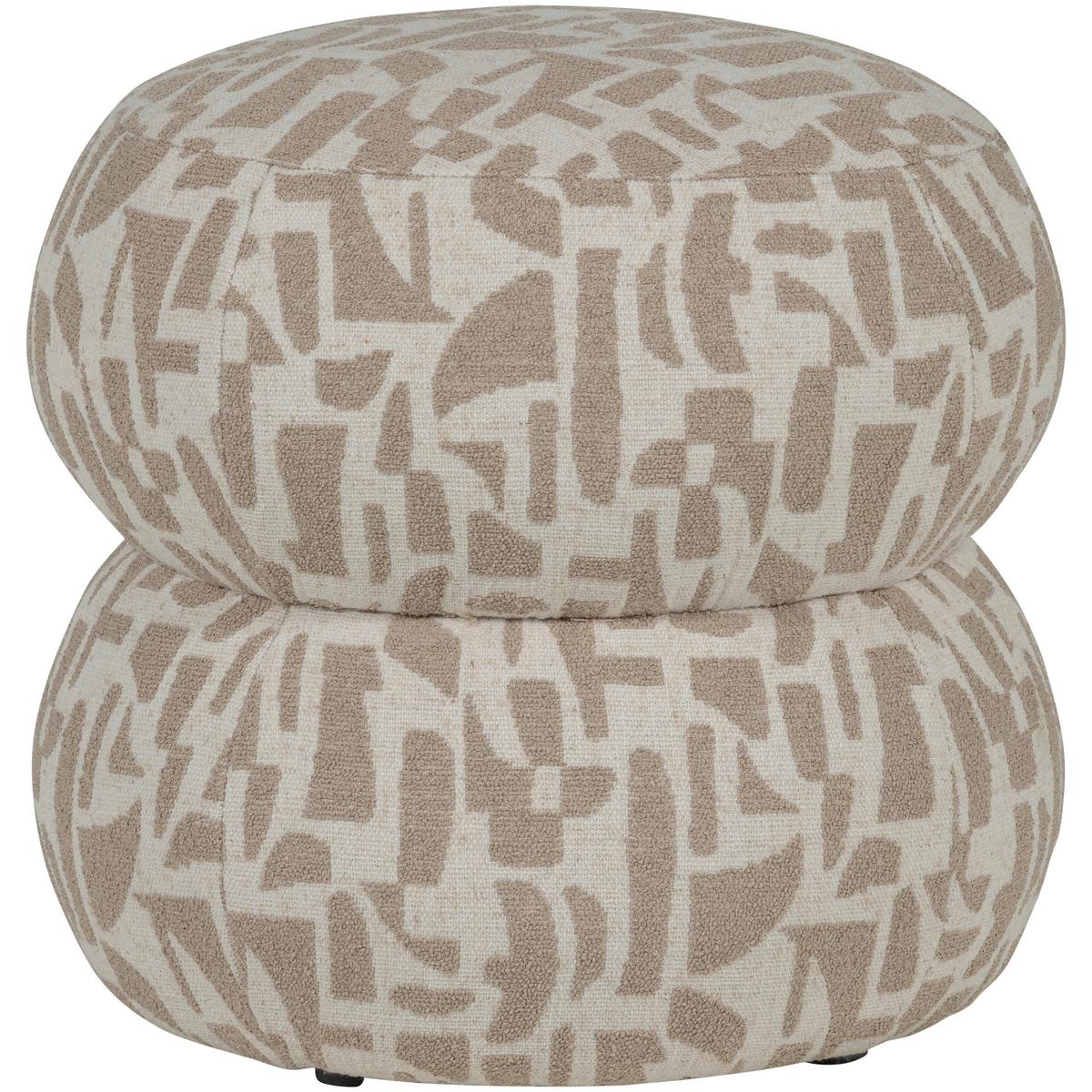 POUF Anic Sandfarben B: 43cm - Sandfarben, Design, Textil (43/40/43cm) - Livetastic