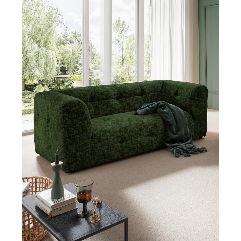2-Sitzer-Sofa Velice, Dunkelgrün B: 184 cm