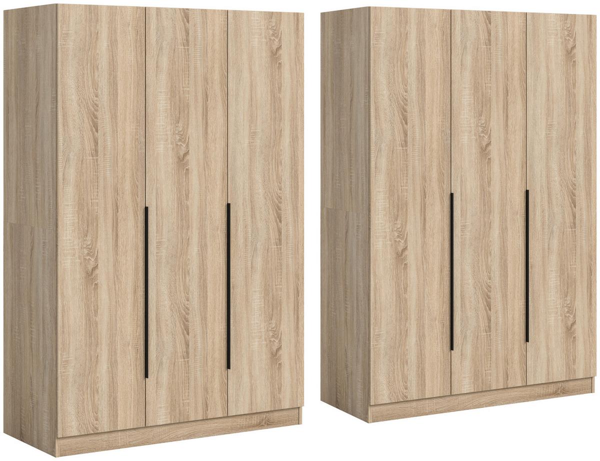 Drehtürenschrank Kopenhagen Sonoma Eiche B: 240 Cm - Sonoma Eiche, MODERN, Holzwerkstoff (240/181/52cm) - MID.YOU
