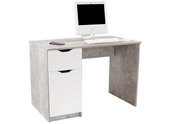 Psací Stůl West 1 - bílá/šedá, Moderní, dřevěný materiál (116,4/76/60cm) Psací Stůl West 1 - bílá/šedá, Moderní, dřevěný materiál (116,4/76/60cm)