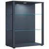 Vitrine Glasol Xl B: 70 Cm Stehend Anthrazit - Anthrazit/Schwarz, MODERN, Glas/Holzwerkstoff (70/90/35cm) - MID.YOU