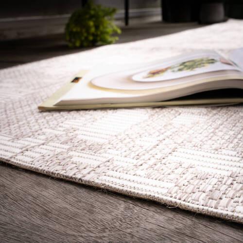 Flachwebteppich My Tallinn 542 - Taupe, Design, Textil (240/340cm) - Obsession