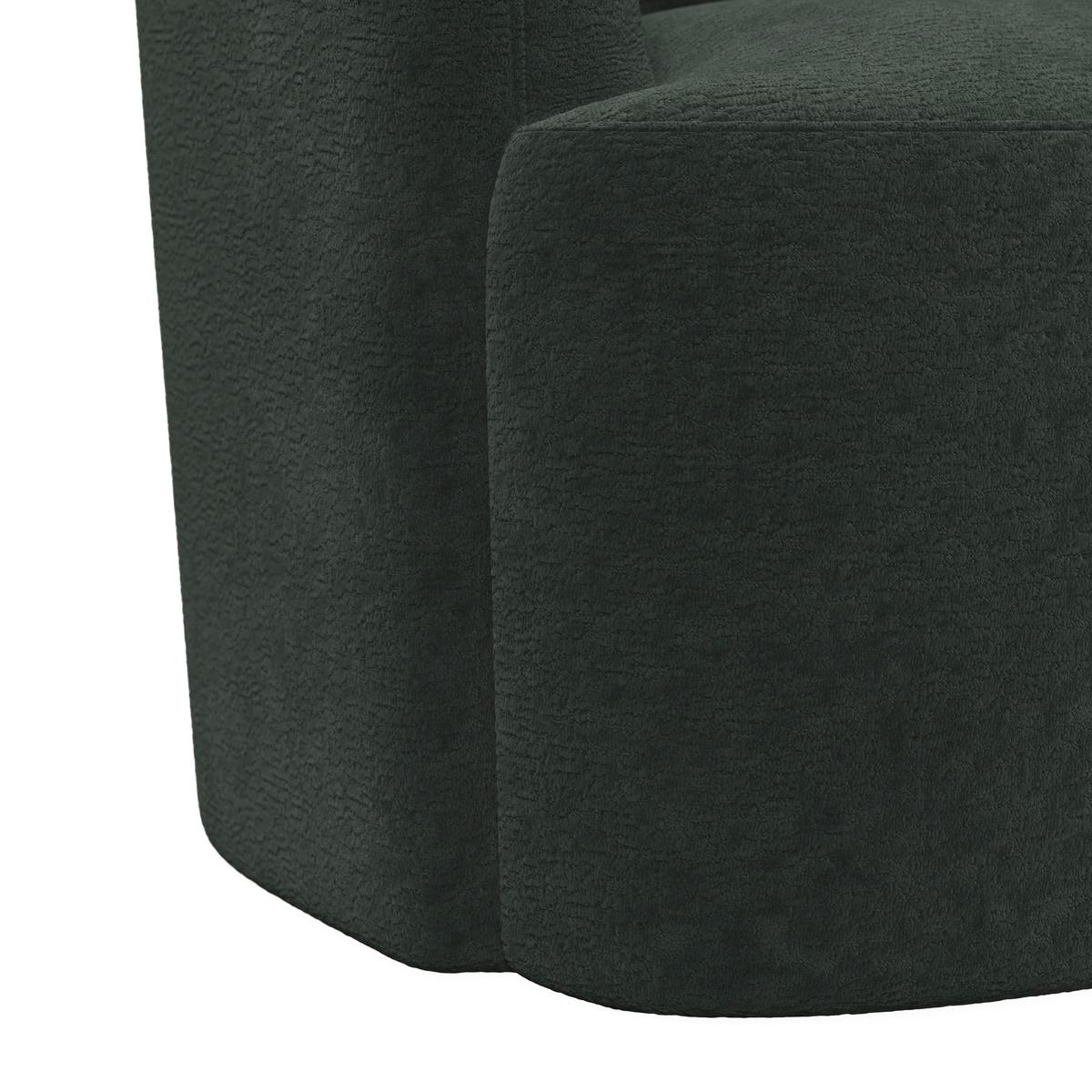 Pohovka JULIE, zelená ženilka, max. 360 kg - zelená, Modern, drevo/textil (178/66/82cm) - Bessagi Home