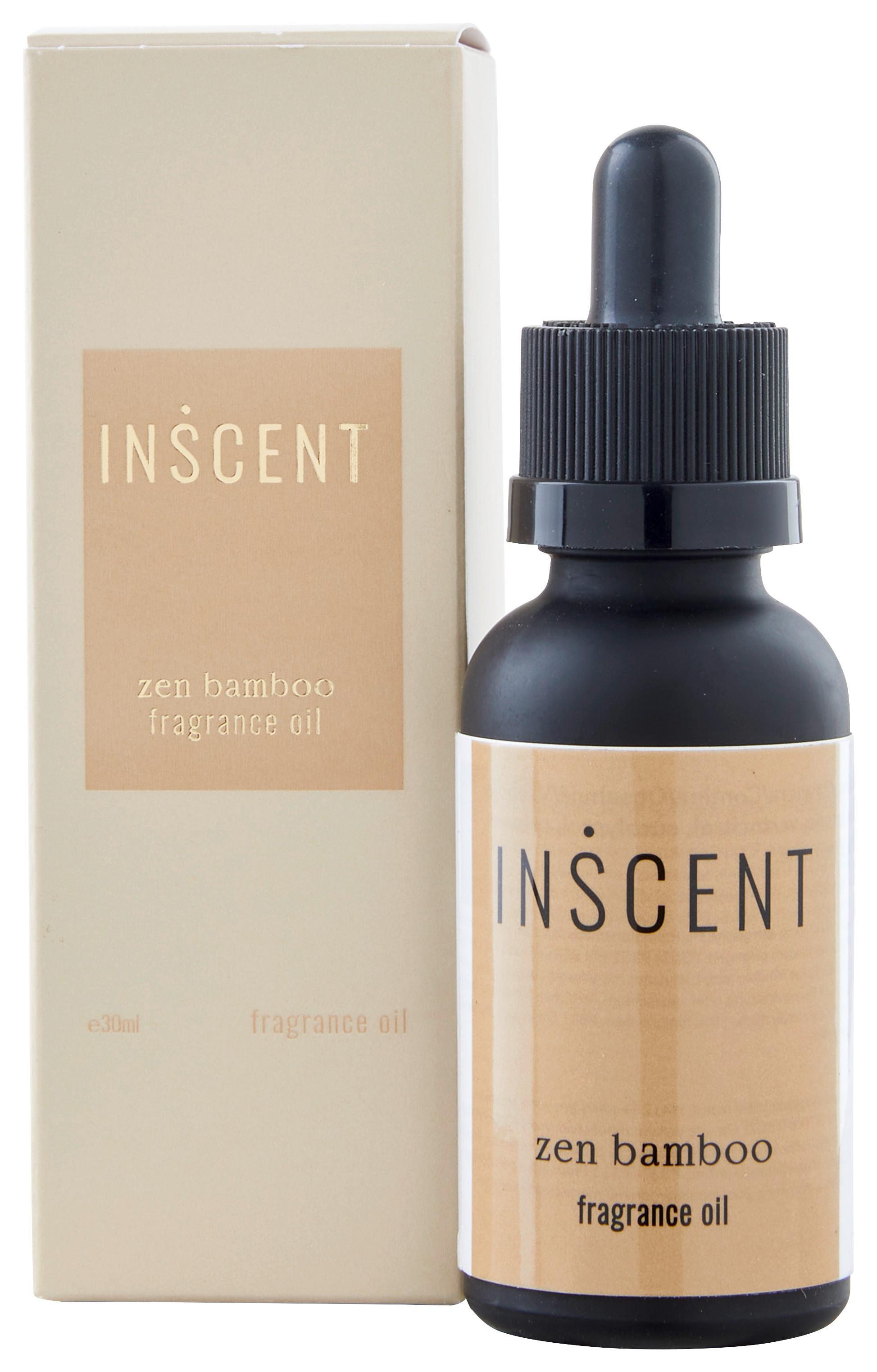 Parfumovaný olej Zen Bamboo, 30ml - čierna/krémová, Design, sklo (30ml) - Inscent