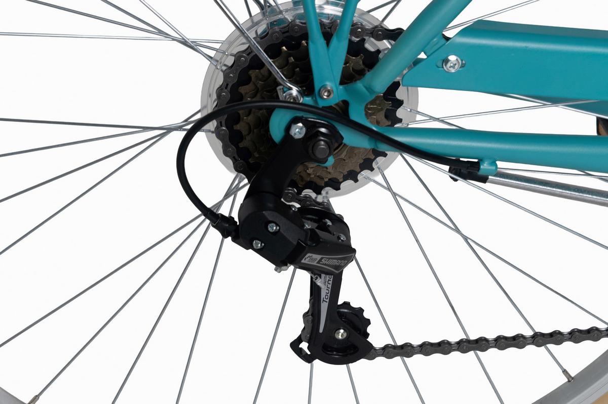 Damenfahrrad 28'' DaCapo Toscana türkis - Türkis, Basics, Metall (25/140/60cm)