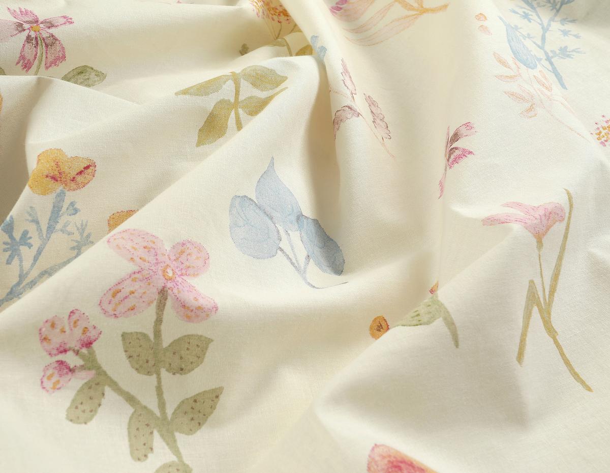 Bettwäsche Lauren - Pink/Pastellblau, MODERN, Textil - Luca Bessoni