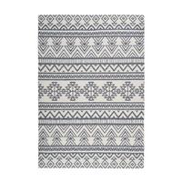 Webteppich Anthrazit/Creme Yoga 200x290 cm - Anthrazit/Creme, Basics, Textil (200/290cm) - Kayoom