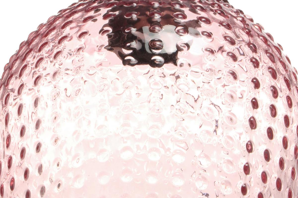 Hängeleuchte Terrific Riva Rosa - Rosa, Basics, Glas (18/18/27cm) - Kayoom