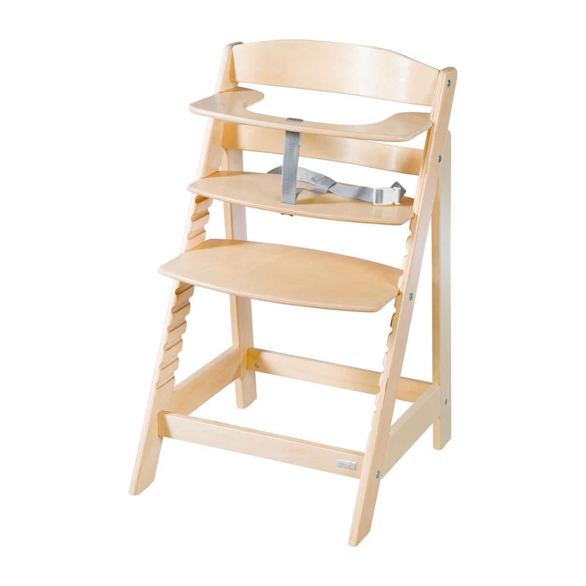 Treppenhochstuhl 'Sit Up Flex' natur - Naturfarben, MODERN, Holzwerkstoff (44,5/80/54cm) - Roba