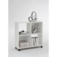 REGÁL SPRINT - bílá, Moderní, kompozitní dřevo/plast (72/78/33cm)