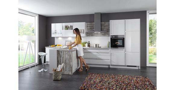 Einbauküche Florenz individuell planbar - Platinfarben/Silberfarben, MODERN, Holzwerkstoff - Vertico