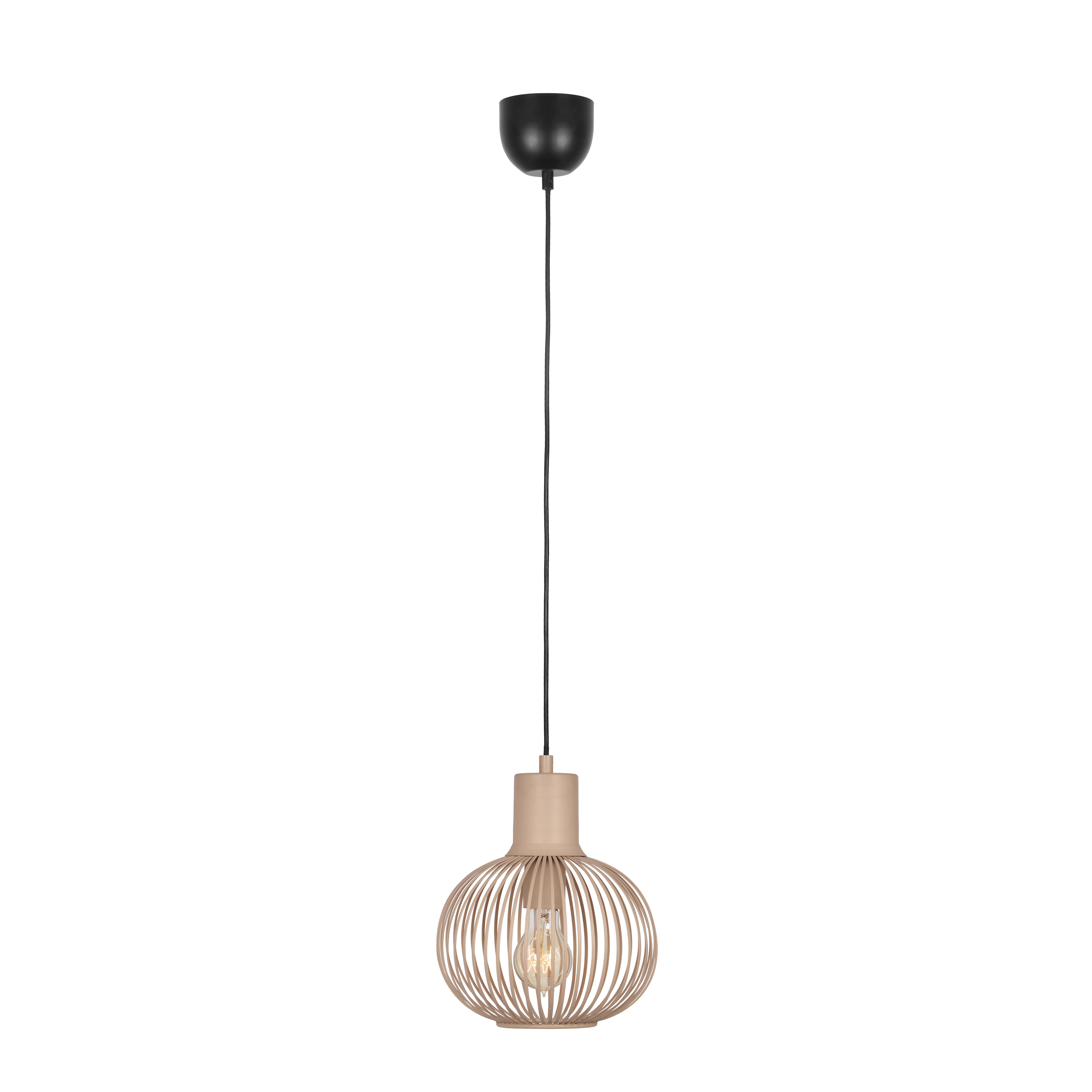 Pendelleuchte 365700166 Gila - Sandfarben, KONVENTIONELL, Metall (23/150cm) - Trio Leuchten