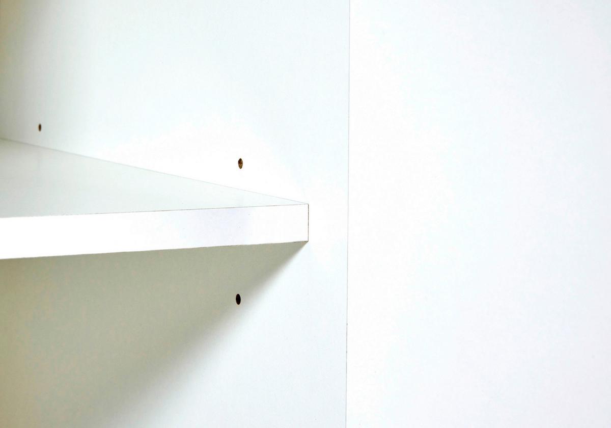 Nastavec na skříň SAN - bílá/barvy stříbra, Moderní, kov/kompozitní dřevo (70/60,5/60cm) - Mömax