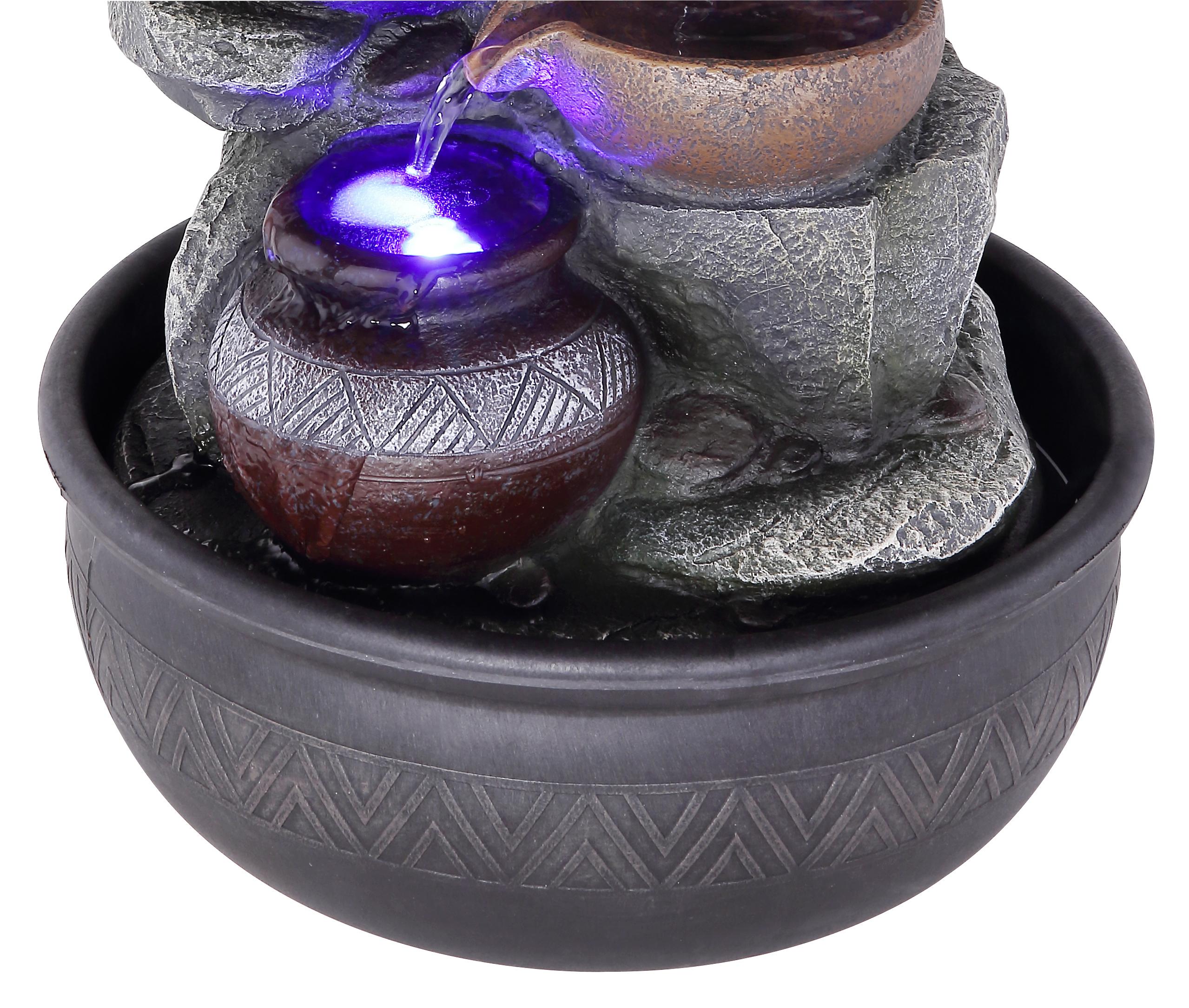 Zimmerbrunnen von Globo mit Stufen-Wasserlauf