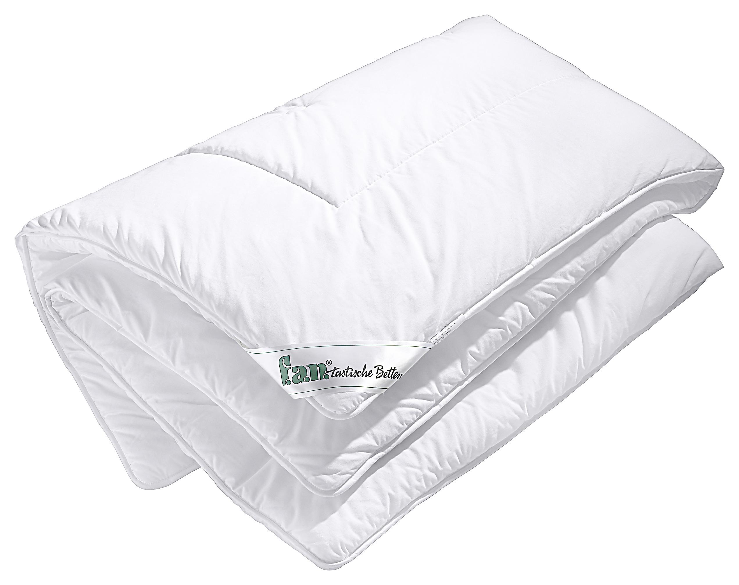 Vierjahreszeitendecke Schlaf Gut Tencel Extrawarm 140x200cm - Weiß, KONVENTIONELL, Textil (140/200cm) - FAN