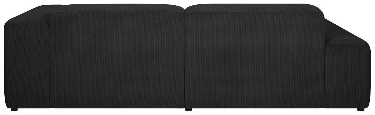 Ecksofa Hannah Anthrazit 170x252 Cm - Anthrazit/Schwarz, Design, Textil (170/252cm) - MID.YOU