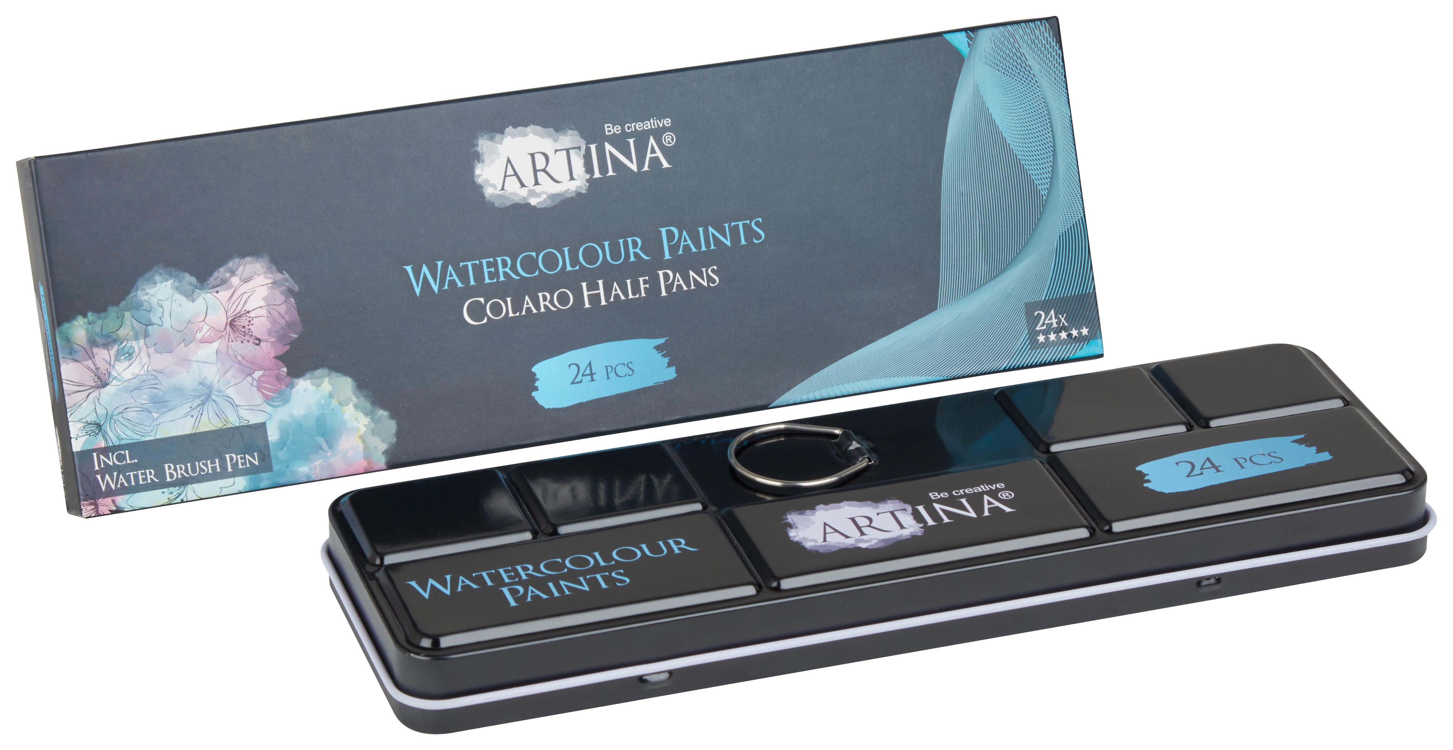 Sada Na Malování Artina, 24dílná - Basics, kov (22cm) - Premium Living