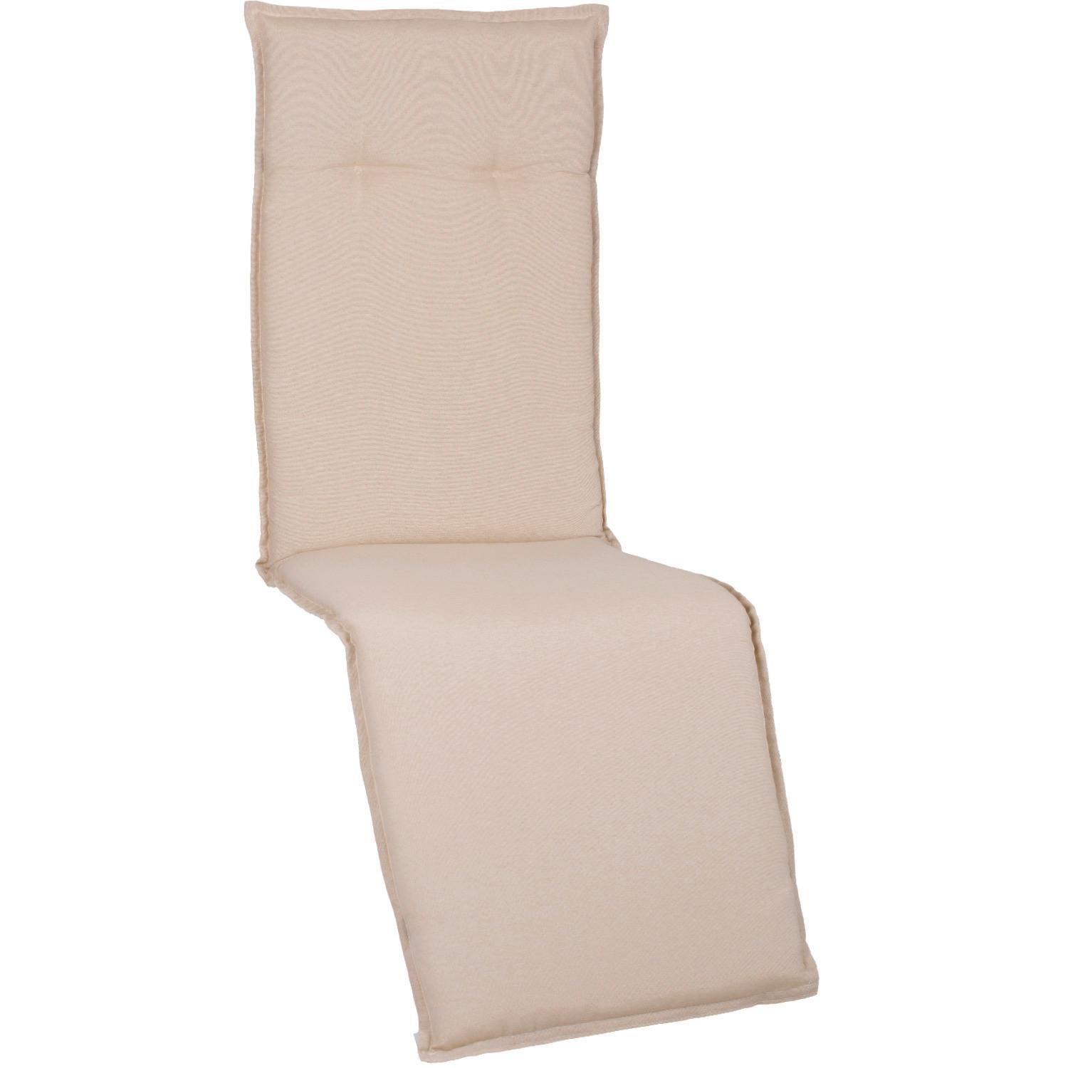 Auflage Takume 170x46x8cm Beige - Beige, Basics, Textil (170/46/8cm) - Gardenson