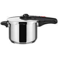 Schnellkochtopf 6 L Edelstahl Rostfrei Und Kratzfest - Alufarben, KONVENTIONELL, Metall (45/27/24,50cm) - Kelomat