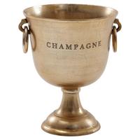 Champagnerkühler Wohnling Goldfarben B: 28,5 Cm - Goldfarben, MODERN, Metall (28,5/37,5/28,5cm) - MID.YOU