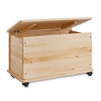 TRUHE Naturfarben B: 73 cm - Naturfarben, Basics, Holz (73/45/39,5cm) - Zeller Present