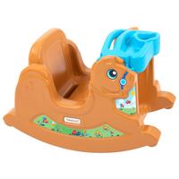 Schaukelpferd Simplay3 Ab 12 Monaten Mit Lehne - Multicolor/Braun, Basics, Kunststoff
