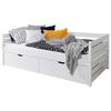 Stauraumbett Naomi - Weiß, MODERN, Holz (90/200cm) - MID.YOU
