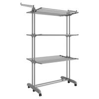 Wäschetrockner Metall/Kunststoff, Grau - Grau, Basics, Kunststoff/Metall (125,5/172,5/63,5cm)