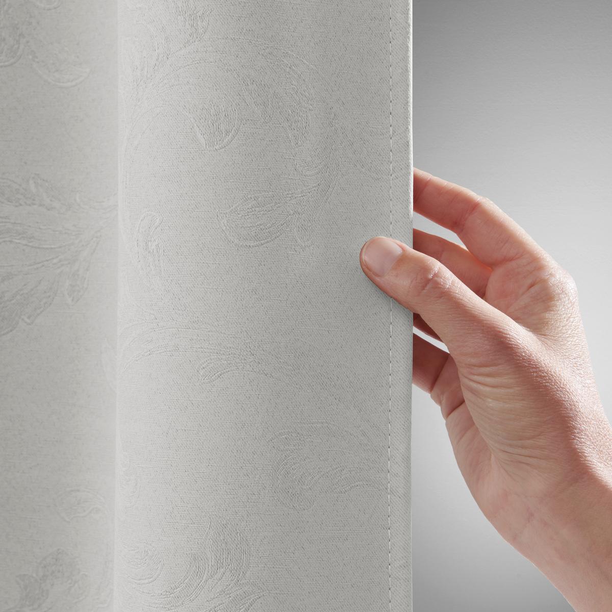 ZATEMŇOVACÍ ZÁVĚS ALVA - bílá, Moderní, textil (140/245cm) - Premium Living