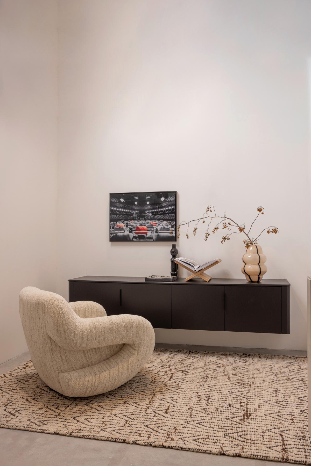 LOWBOARD Gunnar Schwarz B: 200cm - Schwarz, Design, Holz (200/56/44cm) - Livetastic