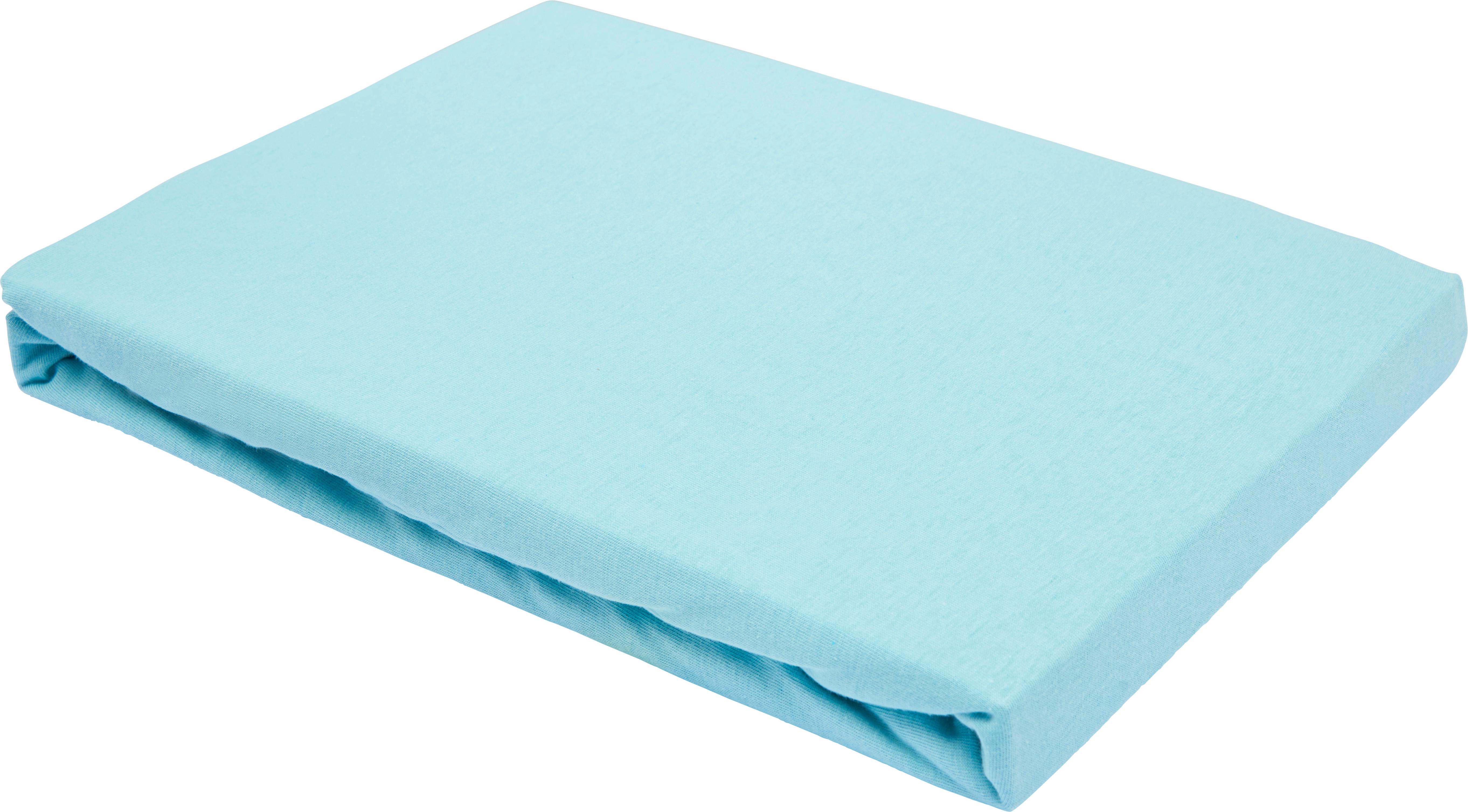 Elastické Prostěradlo Basic, 100/200 Cm - mátově zelená, textil (100/200cm) - Modern Living
