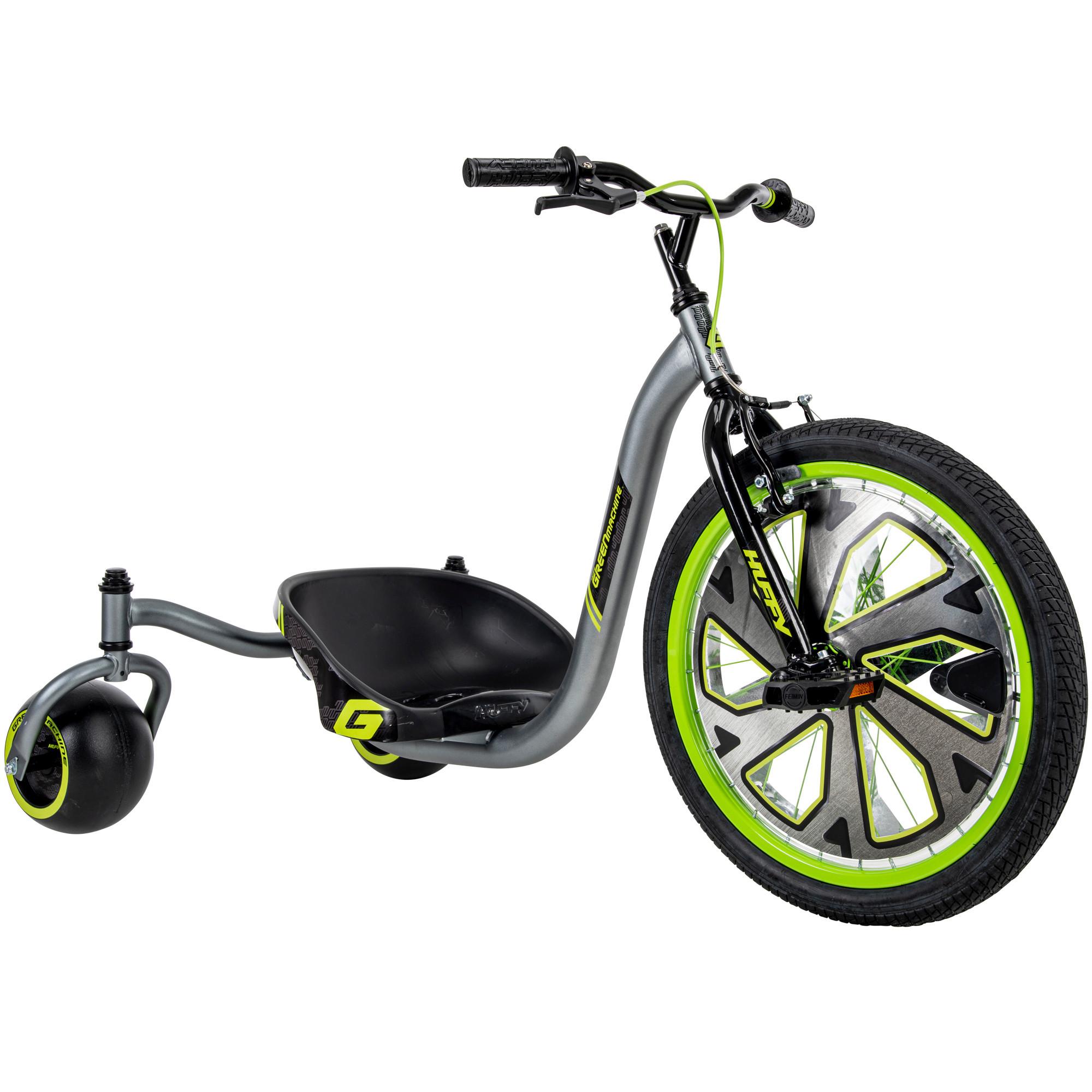 Dreirad Huffy Green Maschine Grün - Schwarz/Grün, Basics, Kunststoff/Metall (53,3/94/91,4cm)