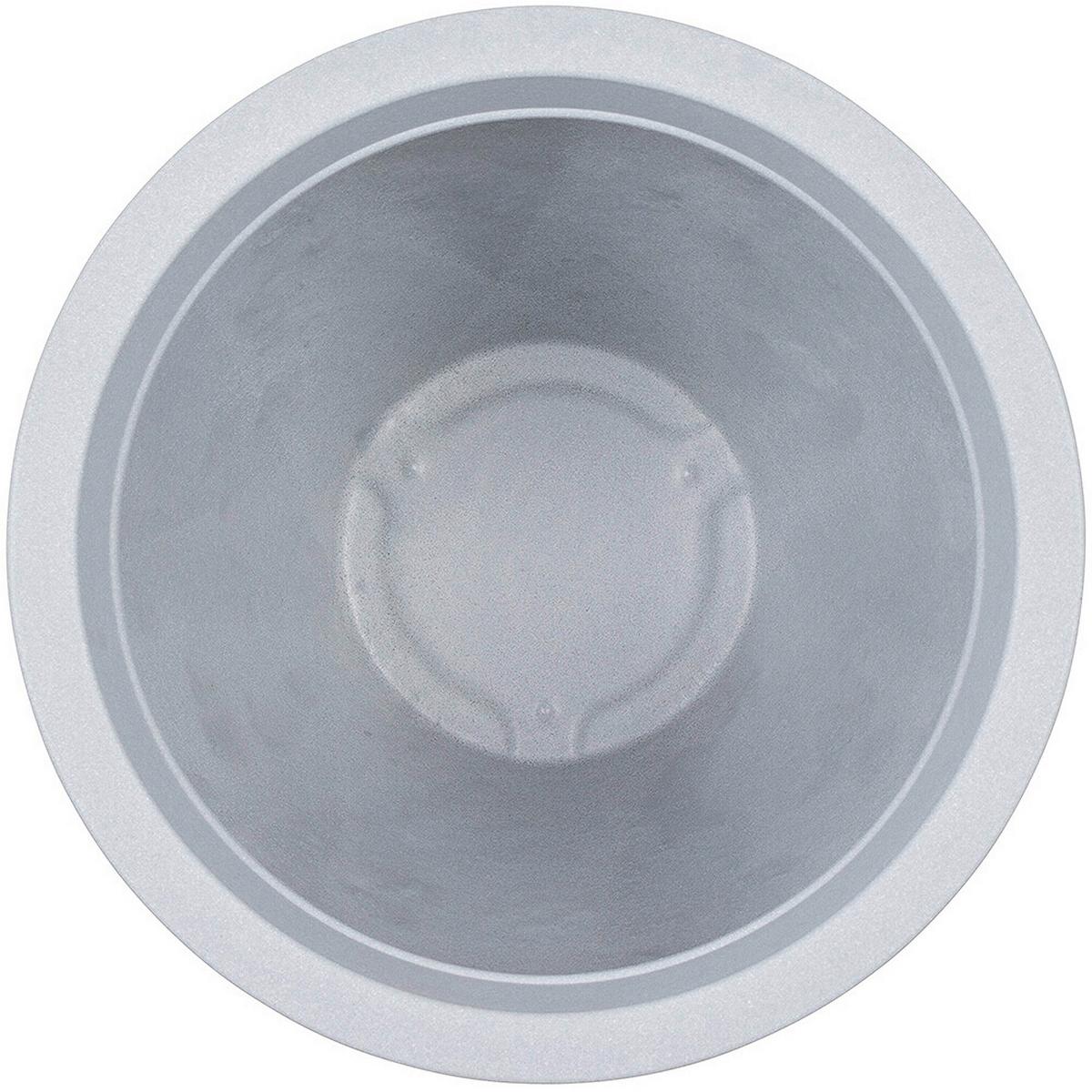 PFLANZENTOPF Grau D: 45 cm - Grau, Basics, Kunststoff (45/34,5cm) - Siena Garden