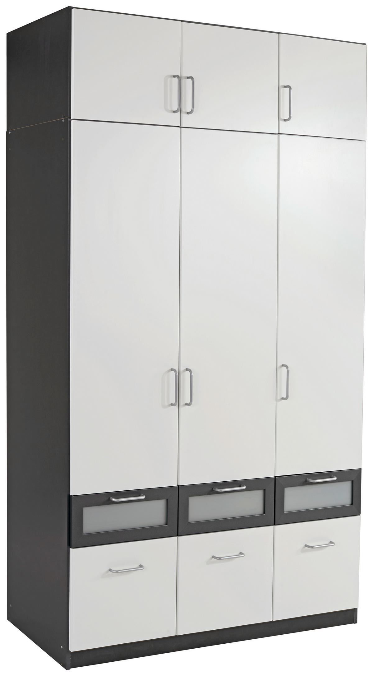 NÁSTAVEC NA SKŘÍŇ NAGOLD-EXTRA - šedá/bílá, Konvenční, kompozitní dřevo/plast (136/39/54cm)