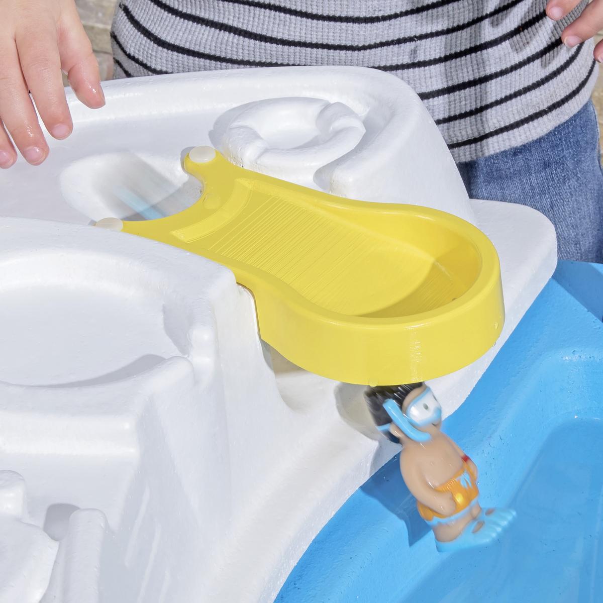 Sand- Und Wassertisch Step Fiesta Cruise Bxhxt 100x71x67 Cm - Blau/Multicolor, MODERN, Kunststoff (100,3/71,1/67,3cm) - Ambia Garden