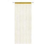 Fadenvorhang + Stangenduchzug Emilia 90x245 cm Goldfarben - Goldfarben, MODERN, Textil (90/245cm) - Luca Bessoni
