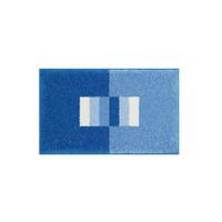 Badematte Capricio - Blau, Basics, Textil (50/80cm) - Grund
