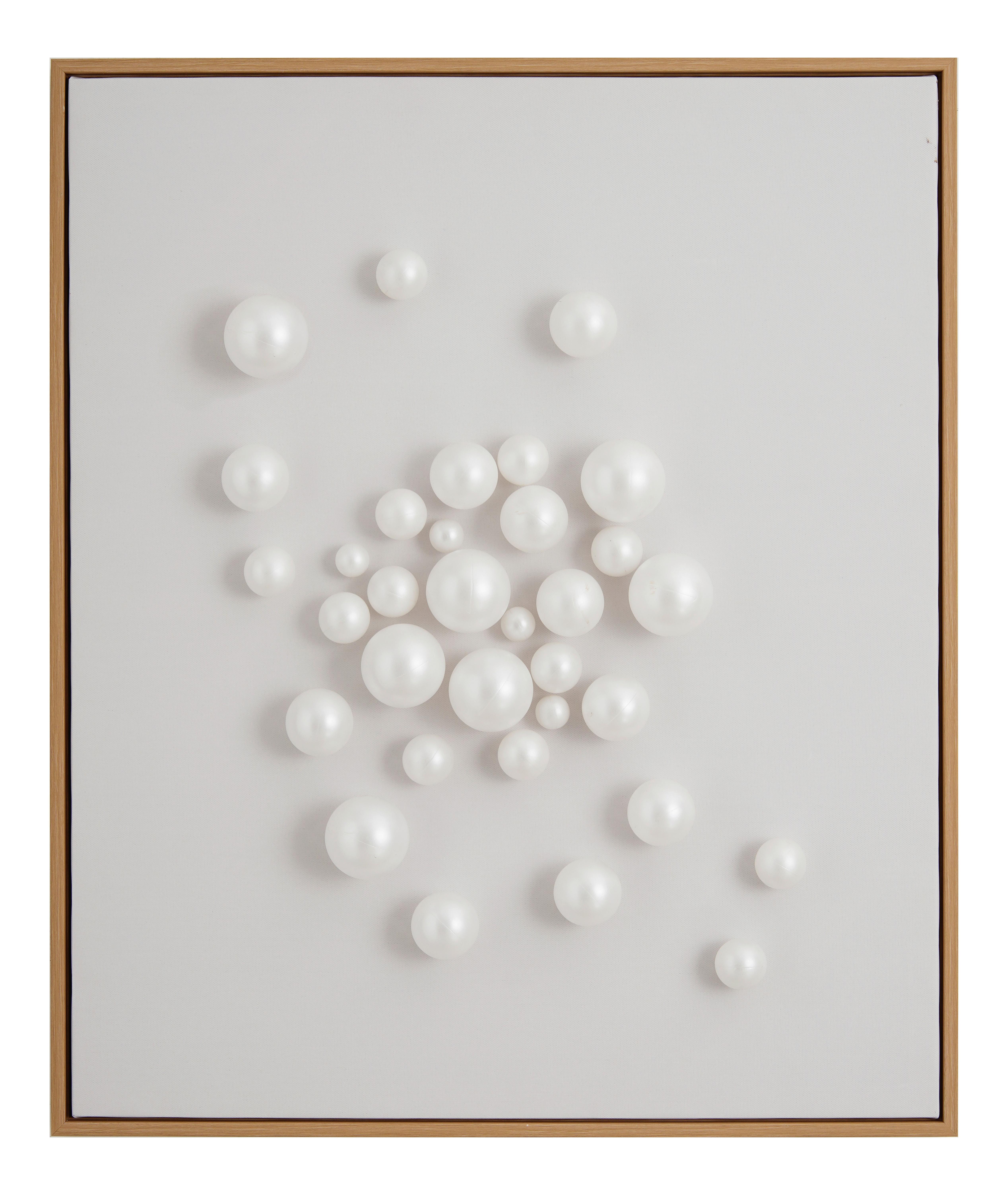 Obraz 52,1x62,1cm - biela/prírodná farba, Modern, kov/drevo (52,1/62,1cm) - Mömax