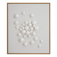 Obraz 52,1x62,1cm - biela/prírodná farba, Modern, kov/drevo (52,1/62,1cm) - Mömax