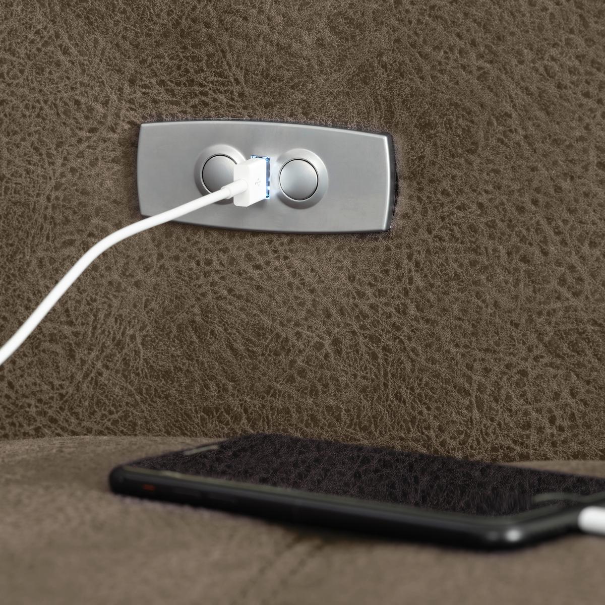 Rohová sedačka PANAMA, ľavá, sivohnedá - čierna/taupe, Konventionell, kov/textil (216/89-102/304cm) - Premium Living