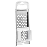 Spätzlehobel Metall/Kunststoff Miguel L: ca. 32 cm, mit Griff - Edelstahlfarben/Weiß, Basics, Kunststoff/Metall (11,0/32,0/6,6cm) - Metaltex