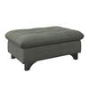 Hocker Gemini Grün, B:108cm - Chromfarben/Grün, KONVENTIONELL, Textil (108/46/108cm)