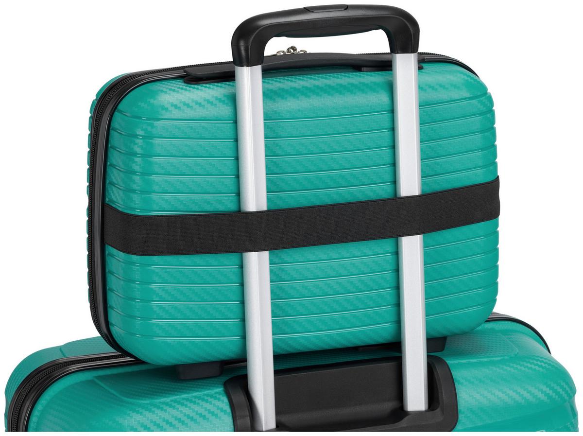 Reisekofferset Erika - Blau, KONVENTIONELL, Kunststoff/Textil - Luca Bessoni