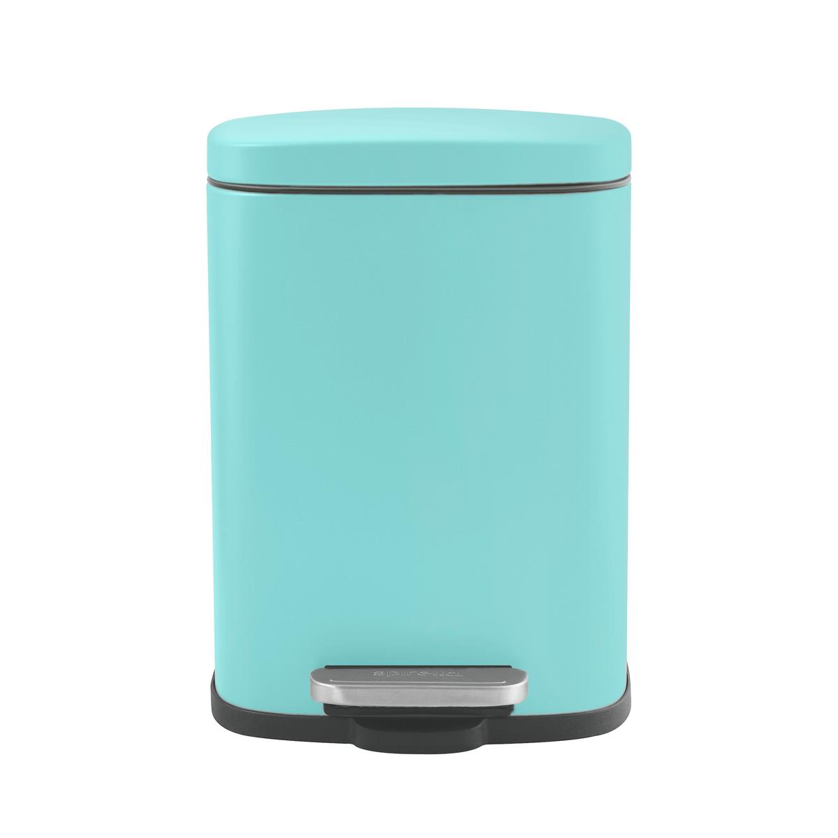 TRETEIMER AKORA - Blau, Basics, Metall (21.4/17.6/30cm) - Spirella