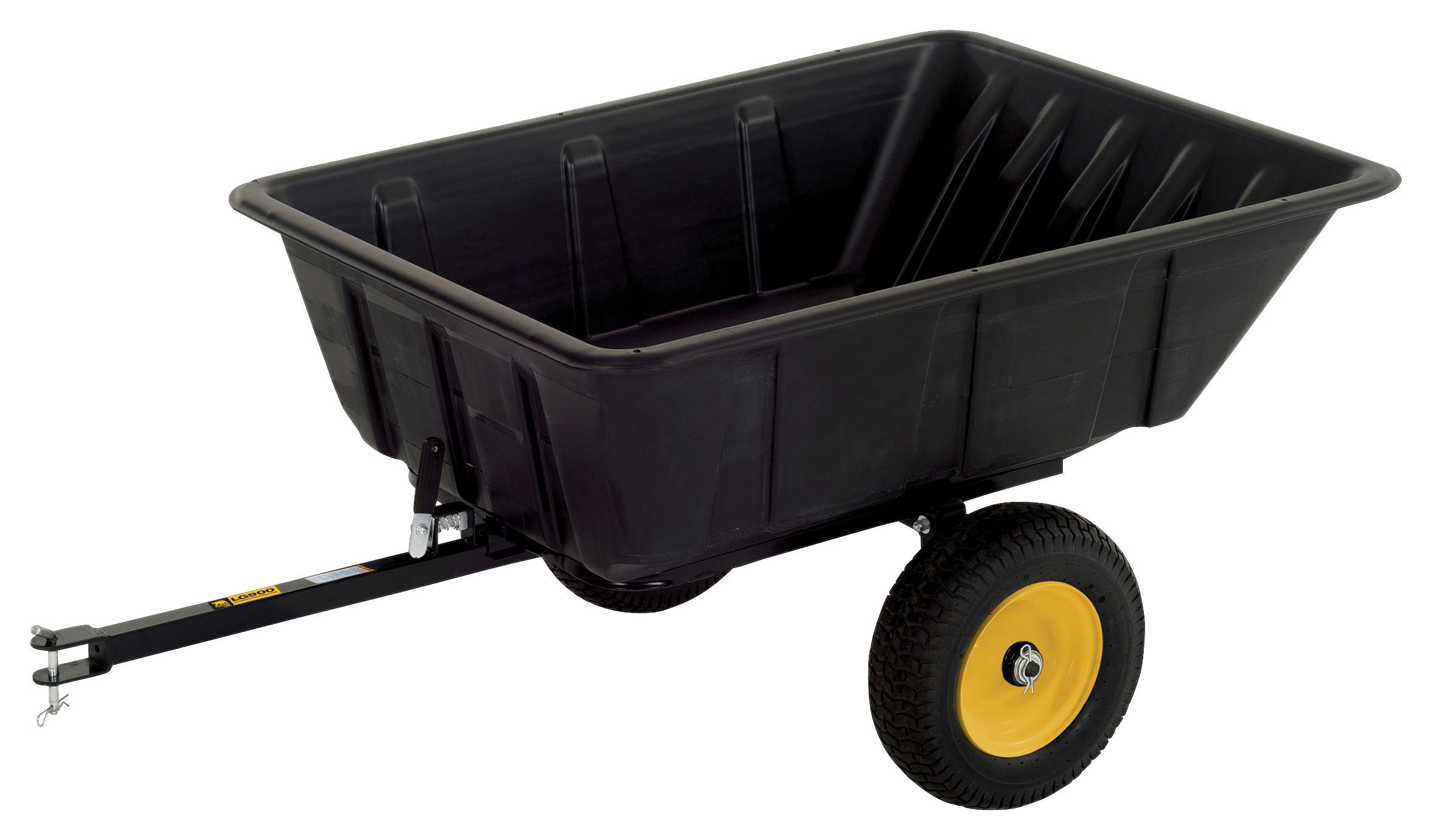 GARTENKARRE TRAILER SCHUBKARRE LG900 - Schwarz, Basics, Kunststoff (94/71/175cm)