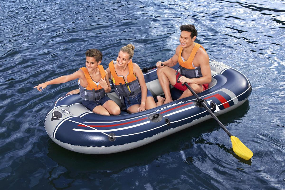 Schlauchboot Hydro Force B/H: ca. 255/127 cm - Rot/Weiß, Kunststoff (255/127cm) - Bestway
