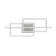 Led-deckenleuchte Nevi - Chromfarben/Silberfarben, MODERN, Kunststoff/Metall (63/24,5/7,7cm) - Luca Bessoni